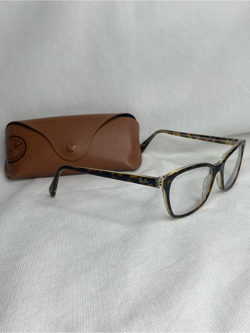 Ray-Ban RB 5362 Eyeglasses FRAME ONLY Tortoise Shell Designer 5082 55-17-140